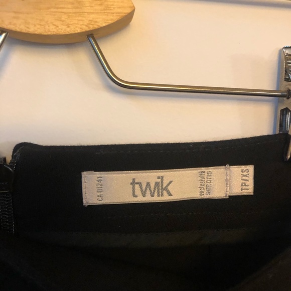 Twik A Line Black Mini skirt, XS - Picture 3 of 4